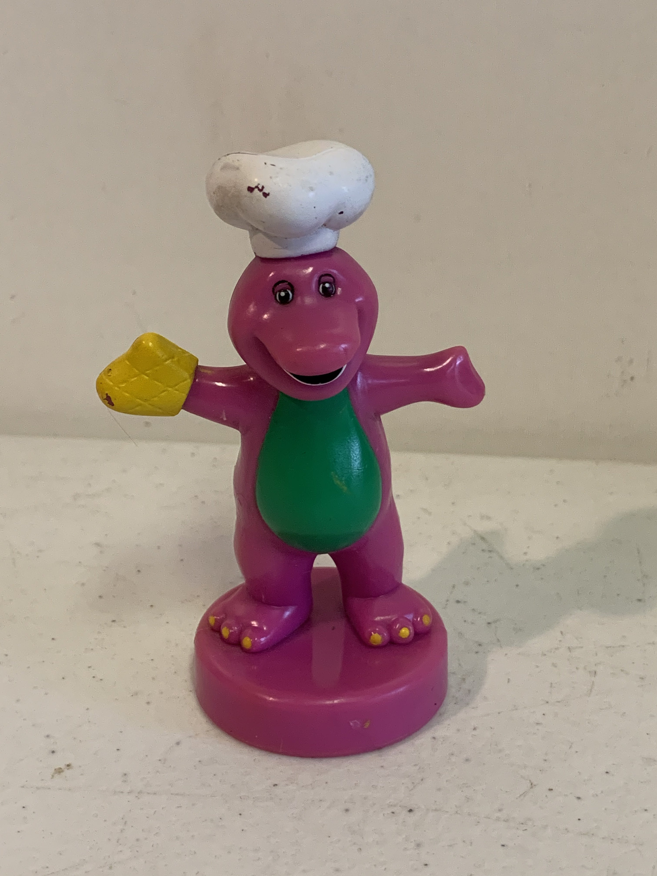Barney Toy Figure Barney Small Toy Barney Playdough Toy Etsy