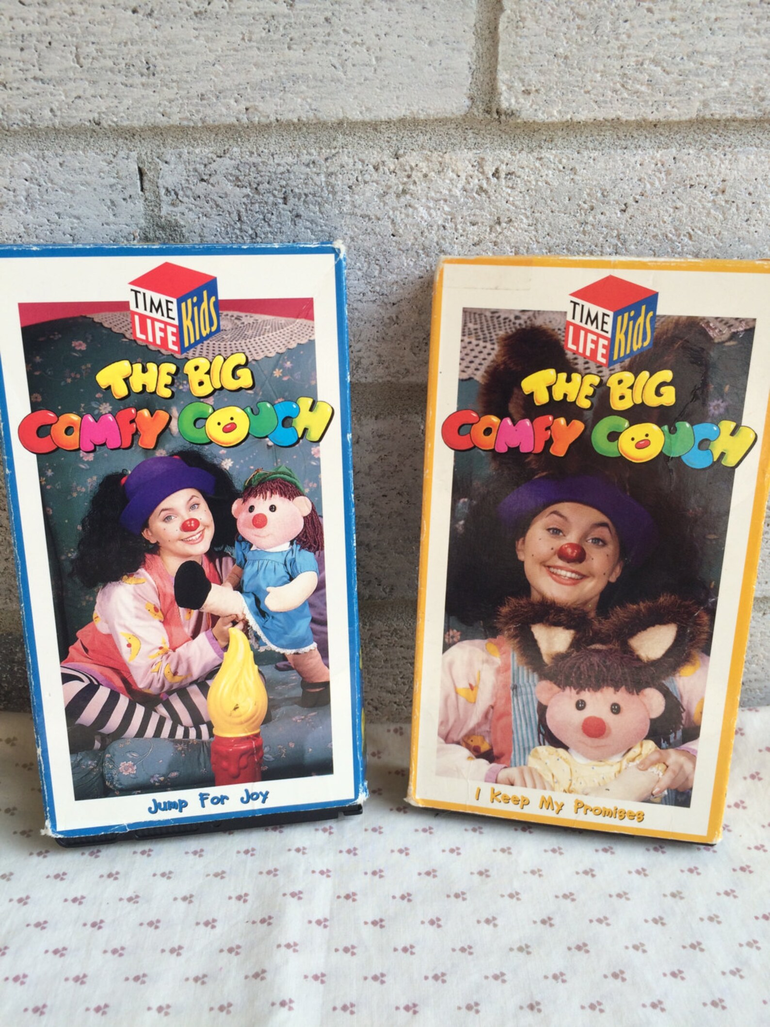 Set of two The Big Comfy Couch VHS Jump for Joy I Keep My Etsy