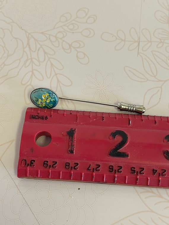 Vintage Stick Pin, Silver tone Stick Pin,  stick … - image 4