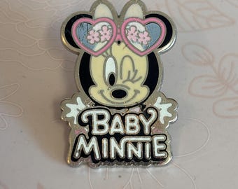 Disney Baby Minnie Mouse Lapel Pin, Collectible Trading Pin