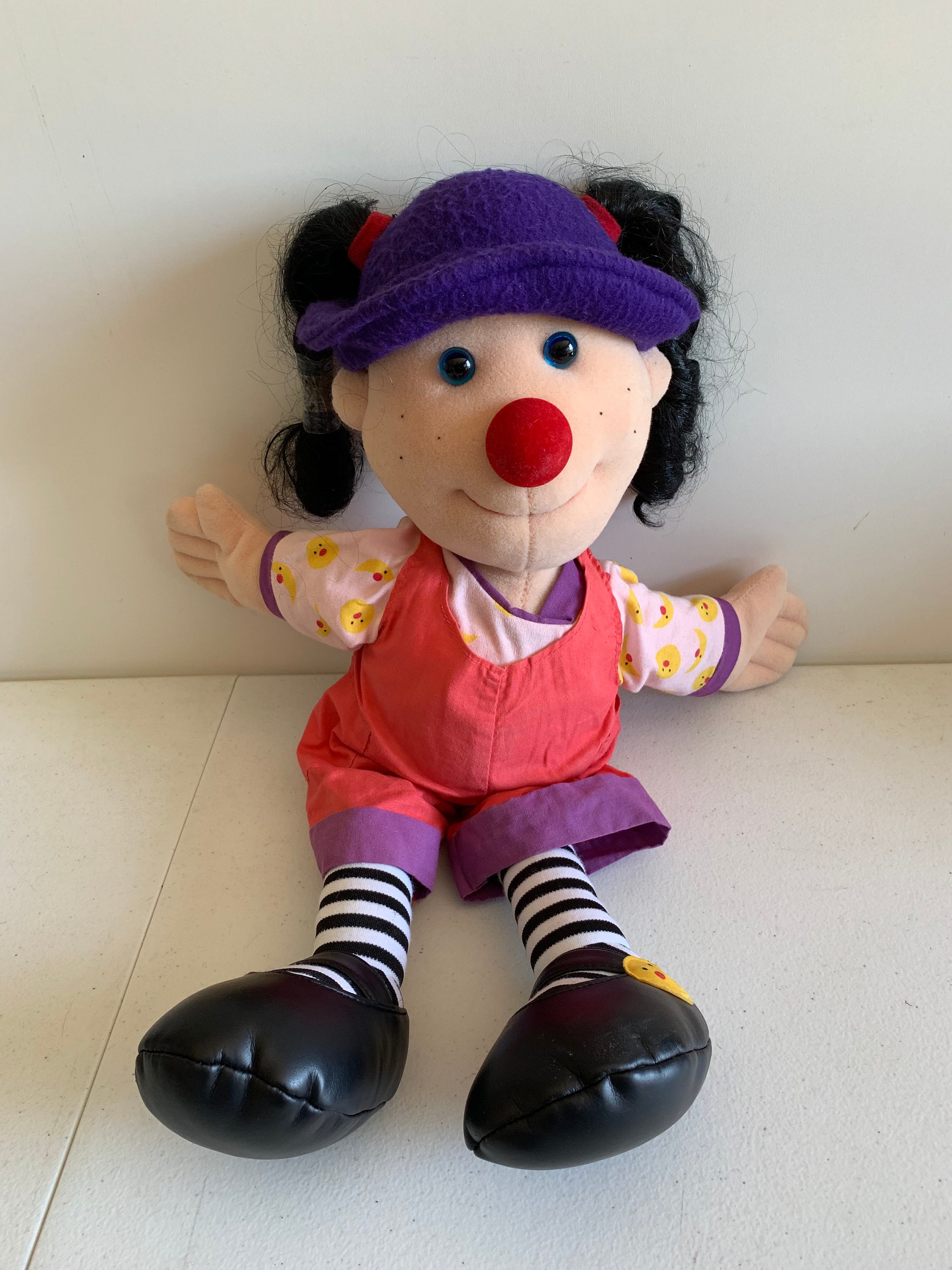 The Big Comfy Couch Clown Plush Doll 10 Tall