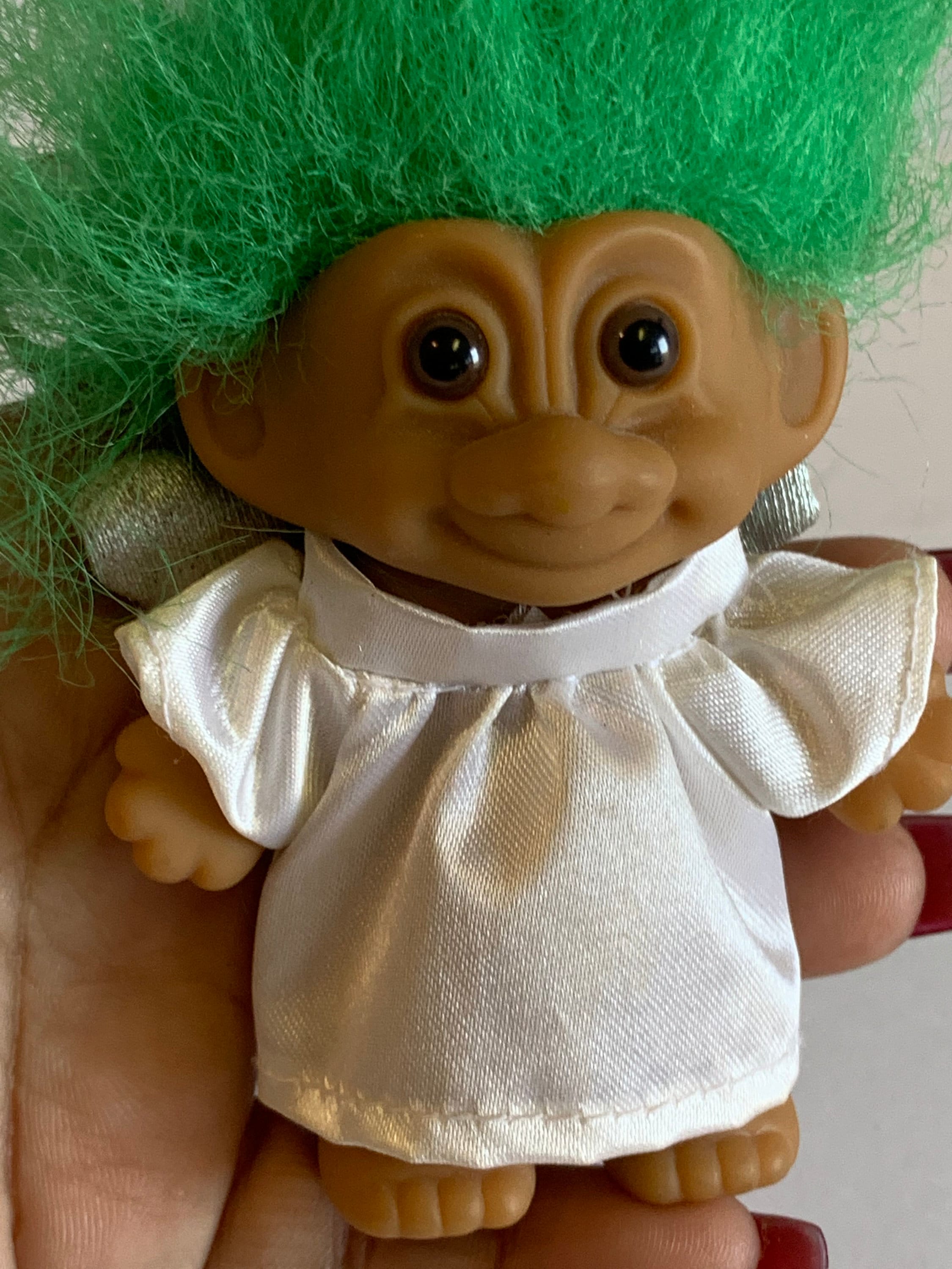 Vintage 90s Troll Christmas Troll Doll Ornament Christmas Etsy