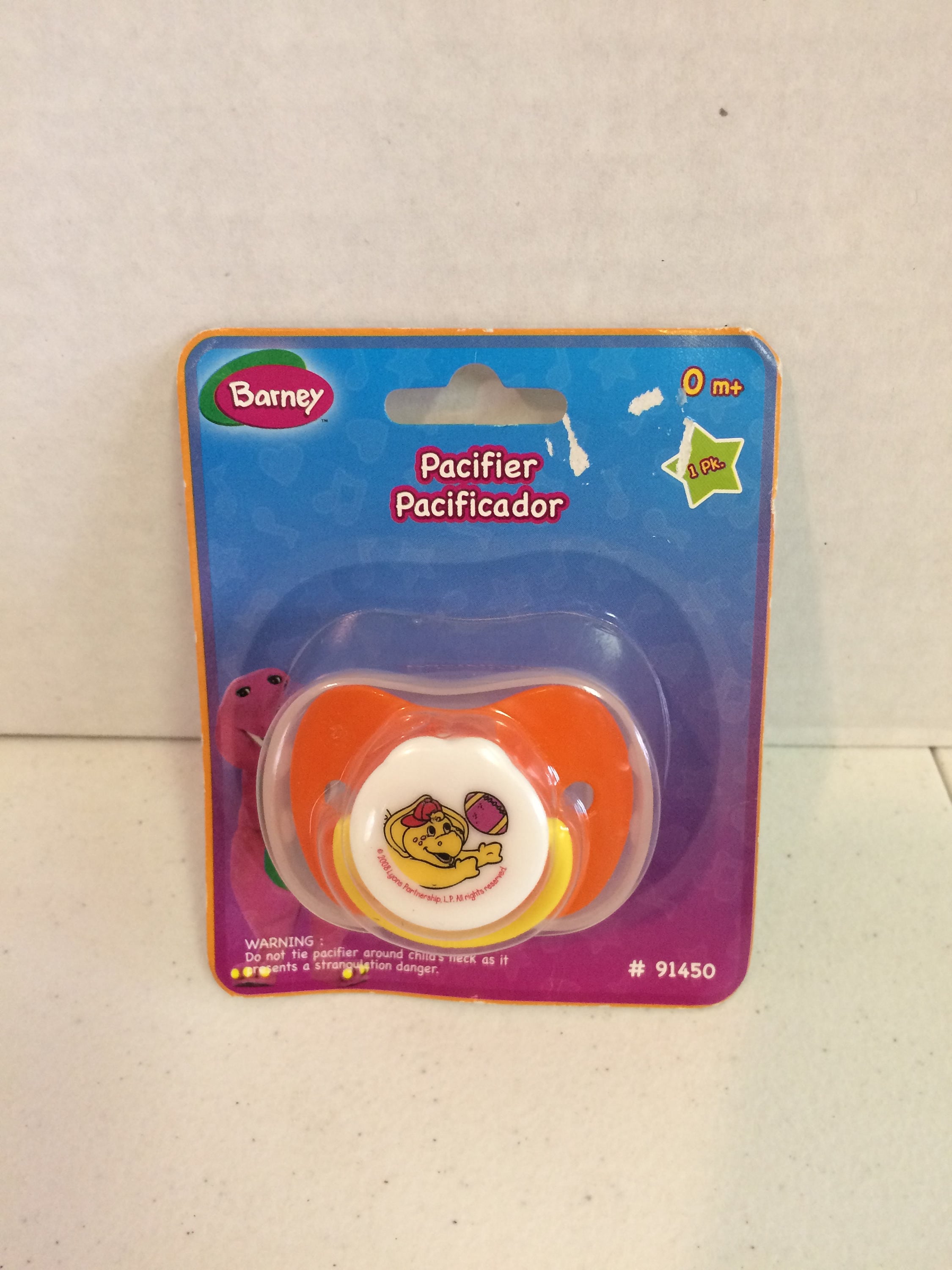 Barney BJ Pacifier BJ Baby Pacifier Baby Pacifier Barney - Etsy