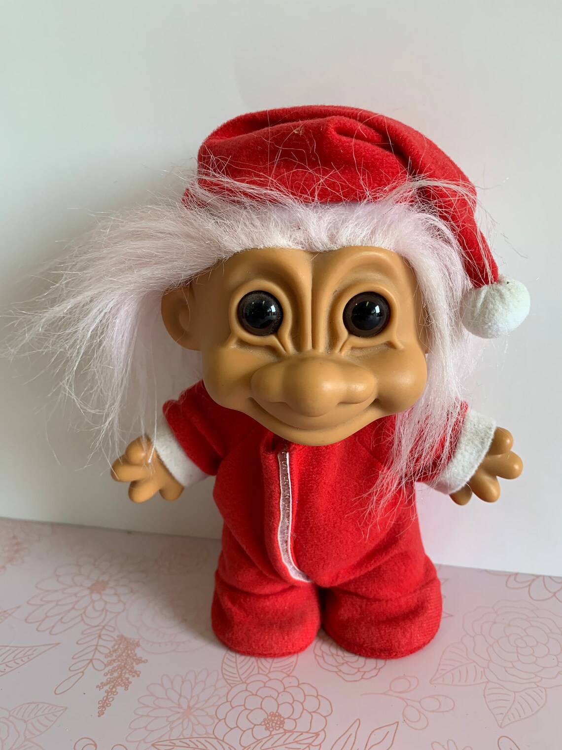 Vintage 90s Troll Christmas troll doll Vintage Christmas Etsy