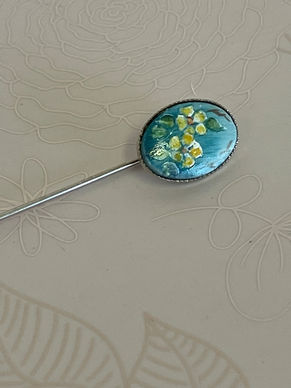 Vintage Stick Pin, Silver tone Stick Pin,  stick … - image 3