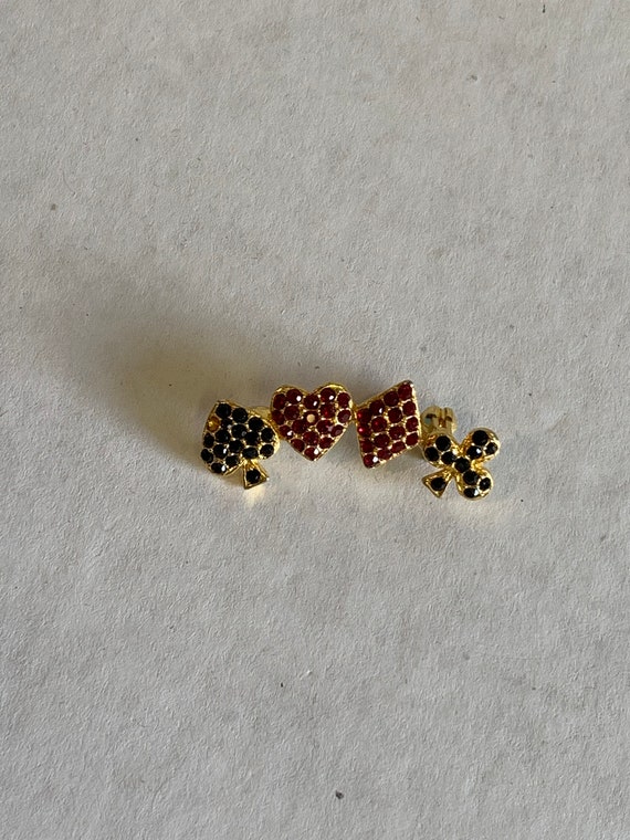 Poker Brooch, Poker Pin, Poker Jewelry, vintage Je