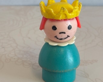 Vintage Fisher Price Little People Castle Queen