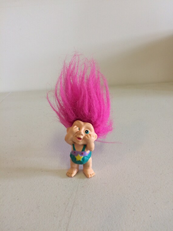 Magic Trolls figure, Vintage Magic Troll doll, Mag