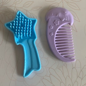 Vintage G1 My Little Pony Hair Combs: Star & Moon, Set of 2 - Etsy