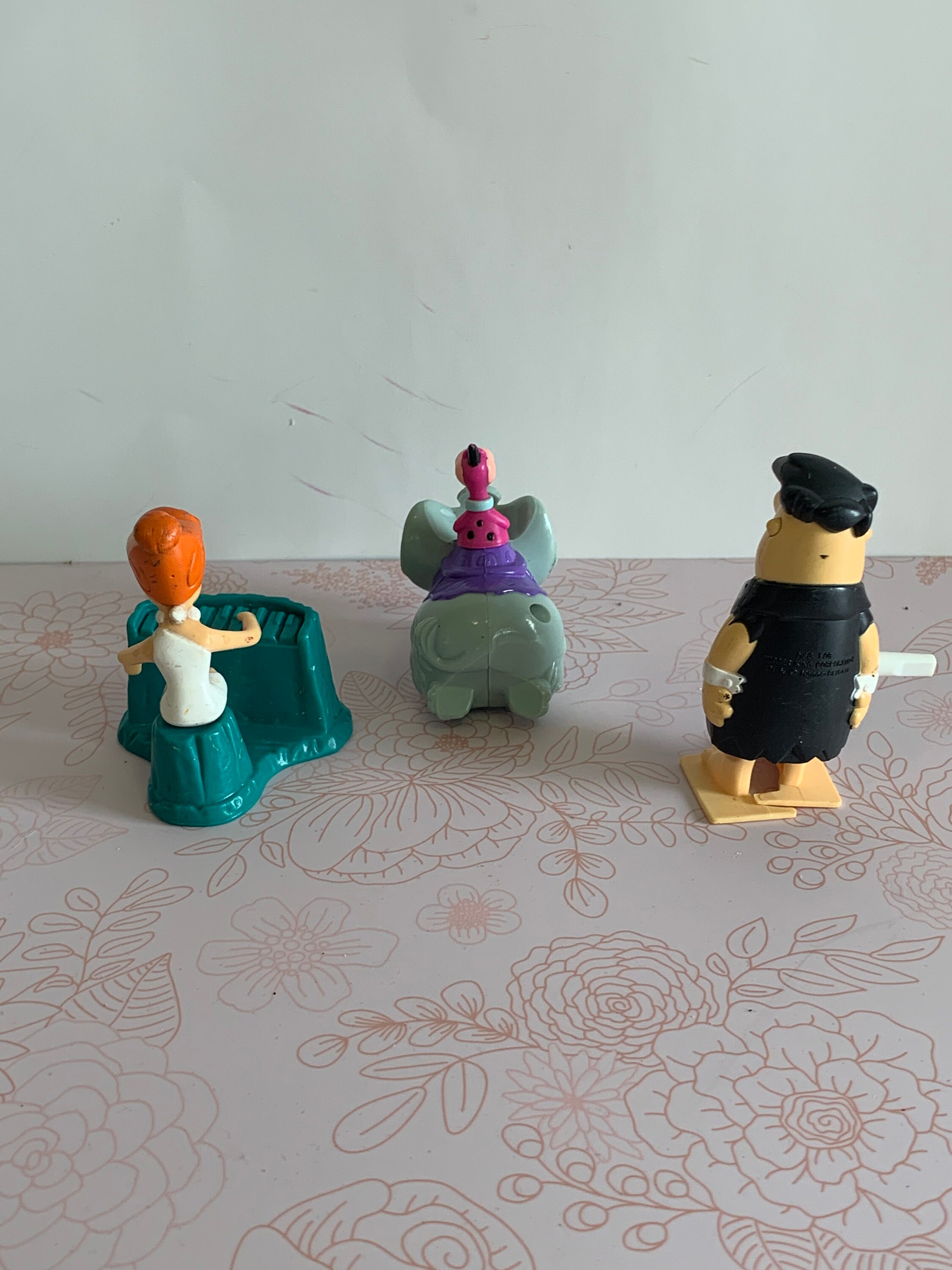 Vintage Fred Flintstones Wind up Toy, Fred and Vilma Vintage Fred Flintstones Wind up Toy, Fred and Vilma