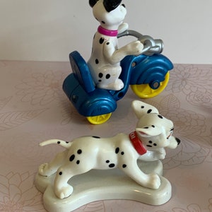 Vintage Disney Dalmation puppies Toy Figures, 101 Dalmation toys, Dalmation dog toy Figures image 5