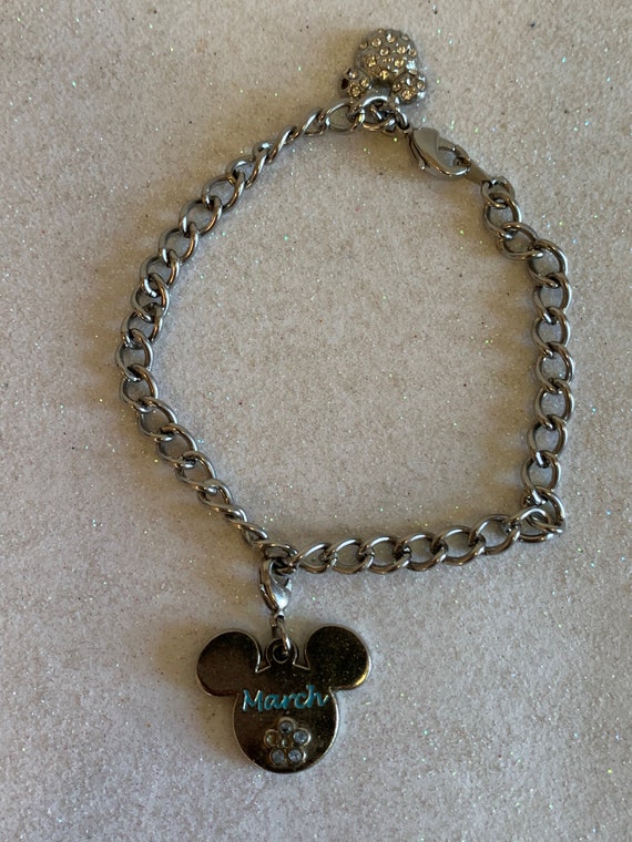 Buy Disney Charm Bracelet, Vintage Disney Charm Bracelet, Mickey Mouse  Bracelet, Mickey Mouse Head Charm Bracelet Online in India - Etsy