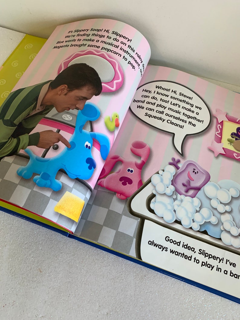 Vintage Blue Clues Book Blues Clues Storybook Blues Clues Etsy