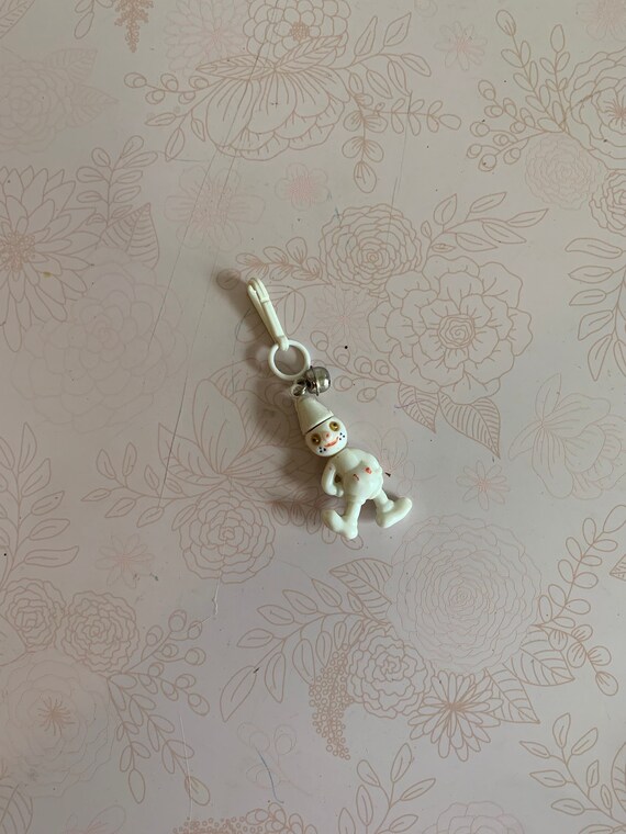 Vintage 80s Bell Charm, 80s Fashion Jewelry, 80s b