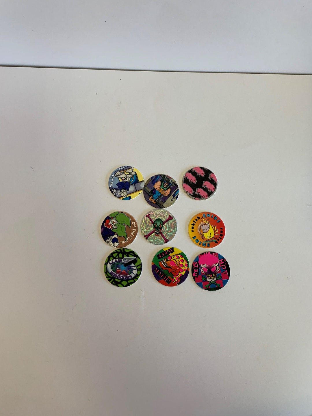 Vintage Pogs Lot Pogs Vintage Pogs 90s Pogs Pogs Game Etsy