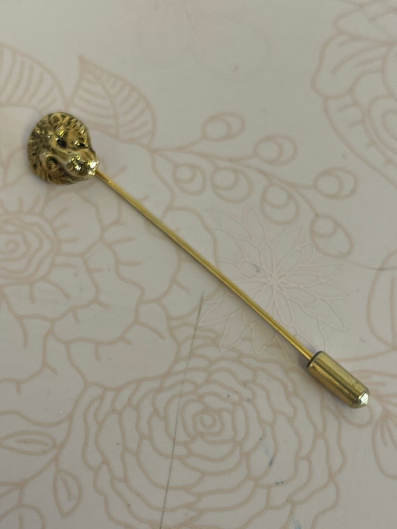 Vintage Stick Pin, Gold tone Stick Pin,  stick Pin