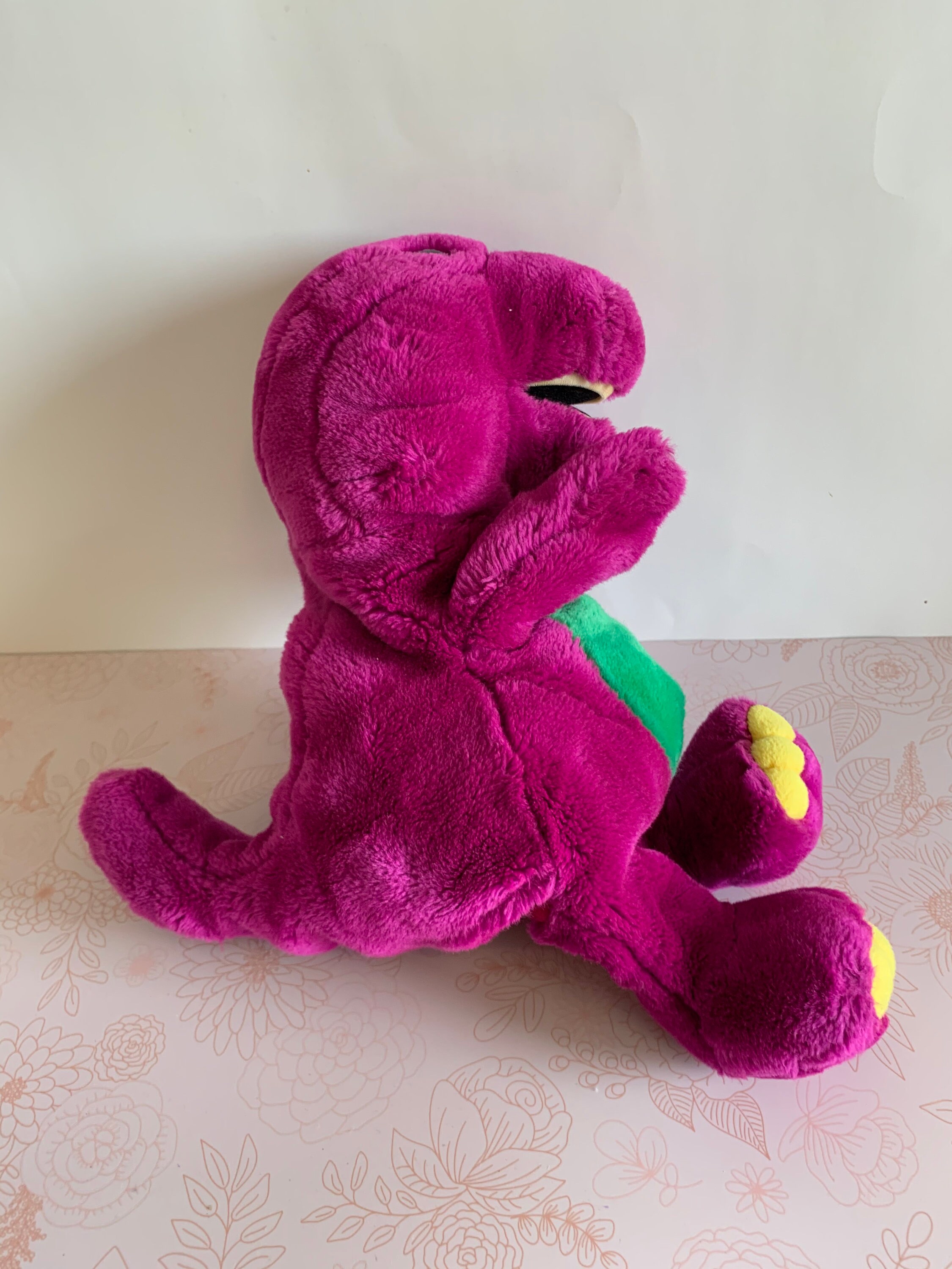 Vintage Barney Puppet Barney Puppet Hand Puppet Plush Etsy