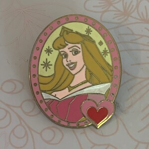 Vintage Disney Aurora Lapel Pin, Sleeping Beauty Collectible