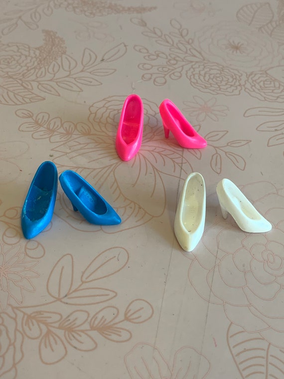 Vintage Barbie Shoes Vintage Barbie Fashion Shoes 12 Etsy