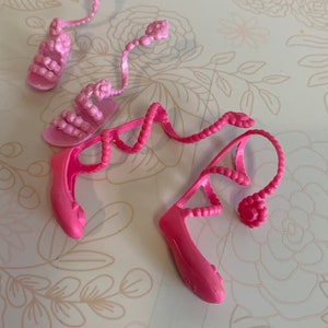 Vintage Barbie Shoes, Vintage Barbie Fashion shoes, 12&quot; doll shoes, Barbie doll shoes, Barbie Shoes, Doll Shoes