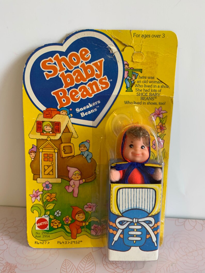 Vintage 1978 Mattel Shoe Baby Beans doll 70s Shoe Baby Beans Etsy