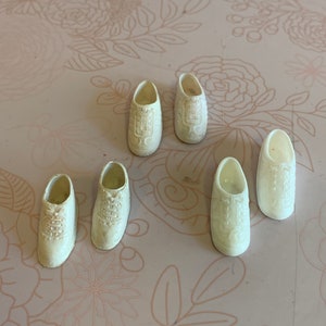 Vintage Barbie Tennis Shoes, Vintage Barbie Shoes, Vintage Barbie Fashion shoes, 12&quot; doll shoes, Barbie doll shoes, Barbie Shoes, Doll Shoes