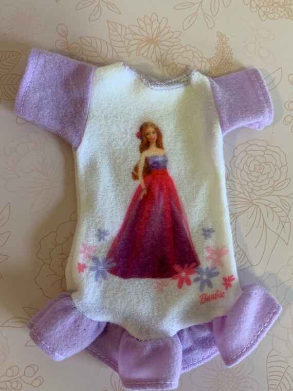 Barbie Doll Night Gown Barbie Night Dress Pajamas Barbie Pajamas Barbie Clothes Barbie Fashion Barbie Pjs Barbie Outfit Etsy