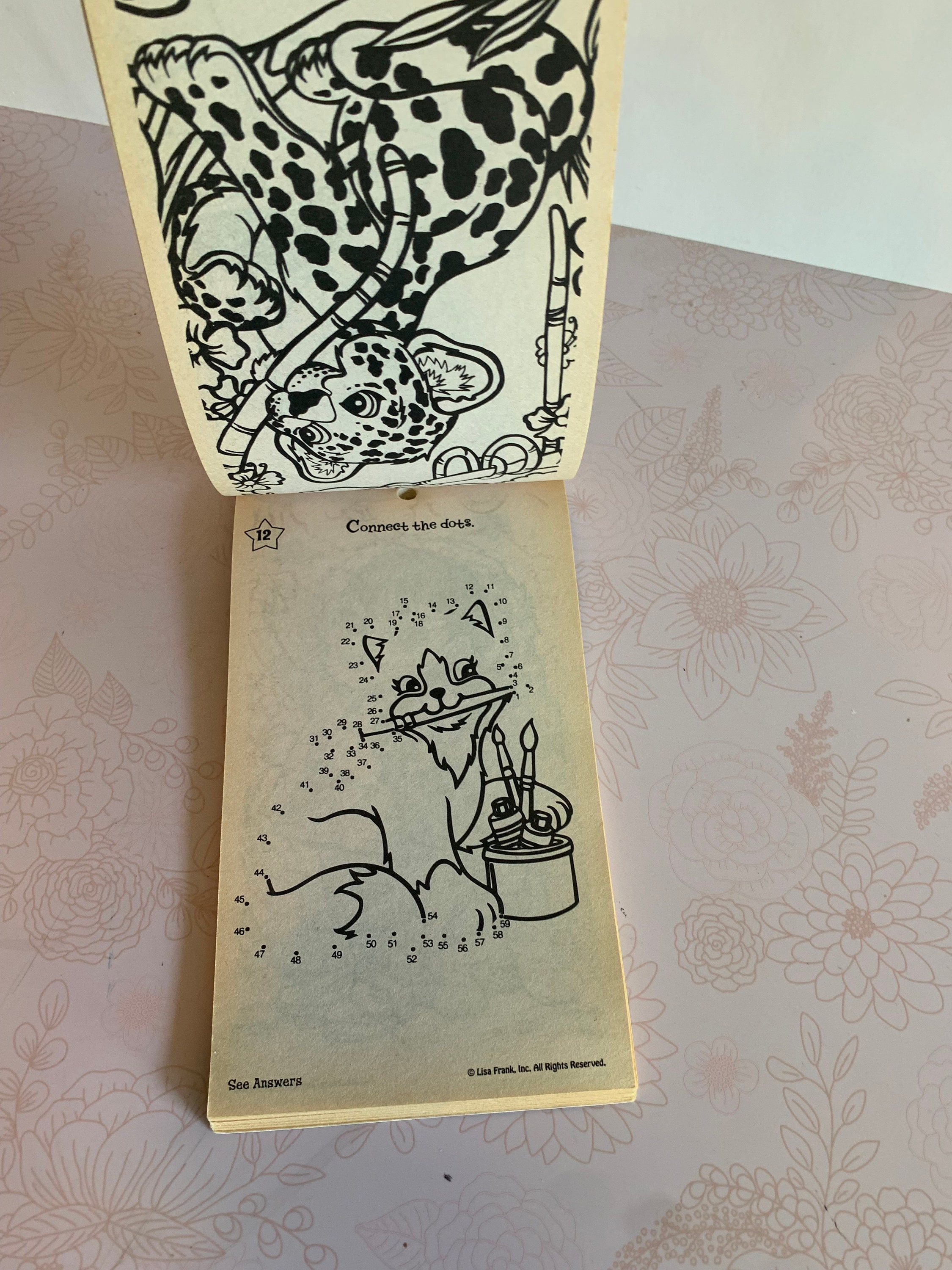 Lisa Frank Coloring Book Lisa Frank Coloring and Activity - Etsy