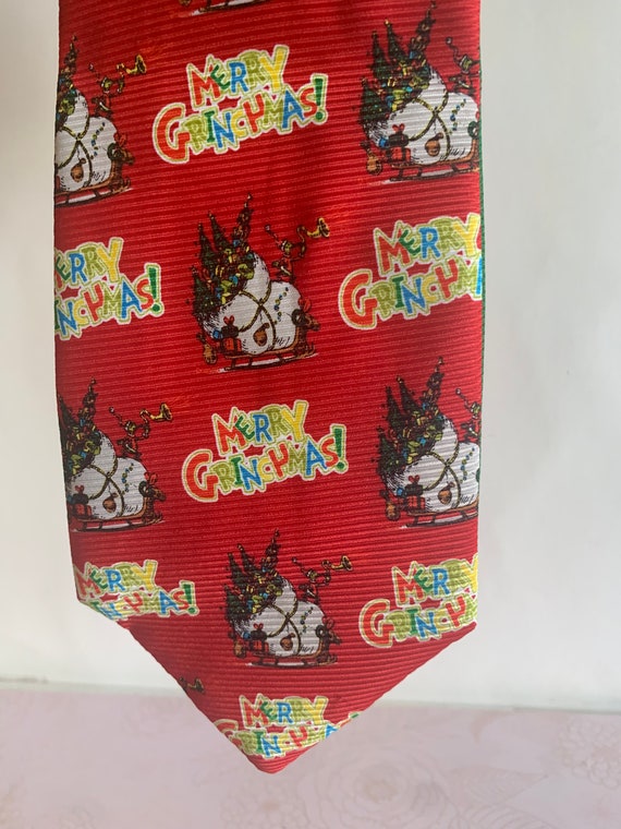 Vintage Dr Seuss Grinch Neck Tie, Dr. Seuss Tie, … - image 2