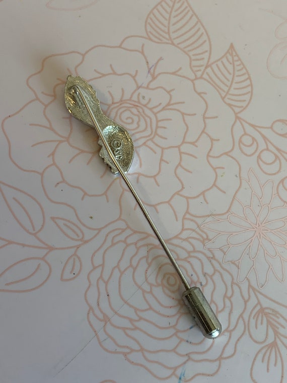 Vintage Stick Pin, Silver tone Stick Pin,  stick … - image 3