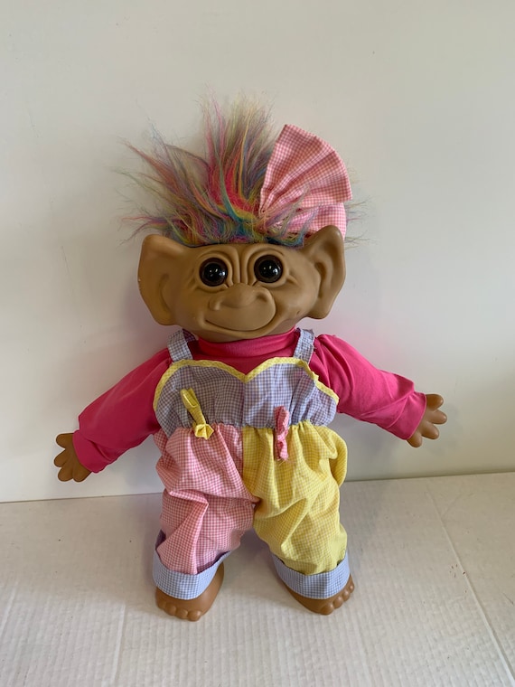 Vintage Large Wishnik Uneeda troll Doll 