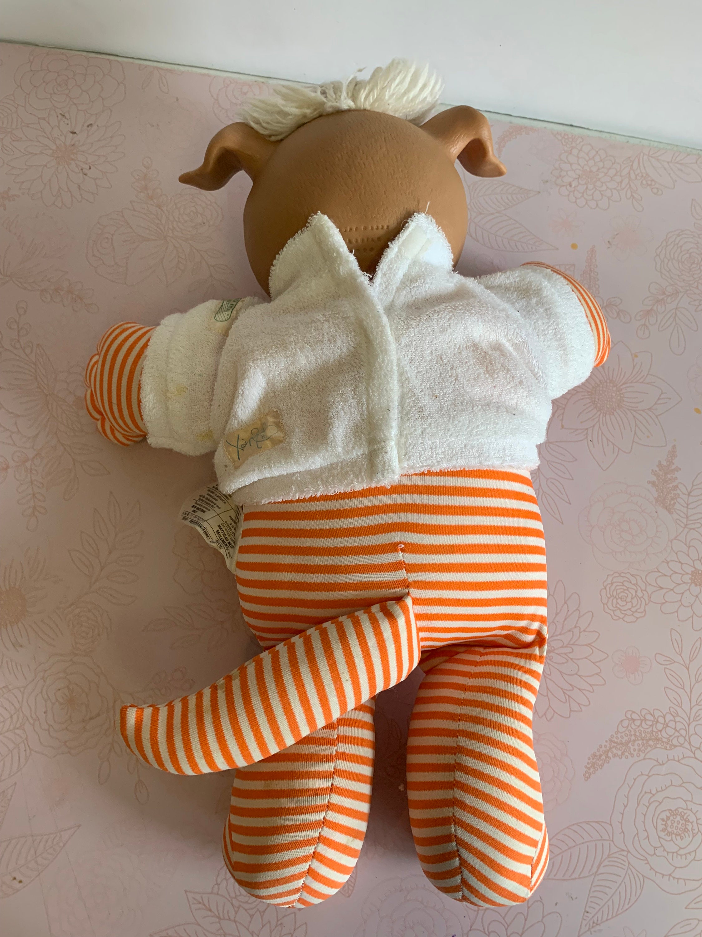 Vintage 80s Koosas, Koosa Striped Dog, Koosas Plush, CPK