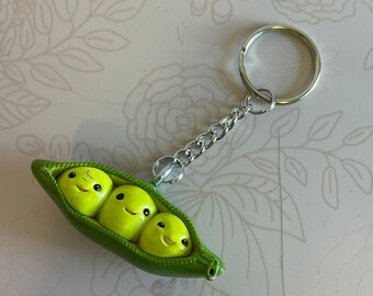 Handmade Toy Story Keychain: PVC Peas in a Pod