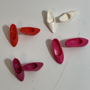 Vintage Barbie Shoes, Vintage Barbie Fashion shoes, 12&quot; doll shoes, Barbie doll shoes, Barbie Shoes, Doll Shoes