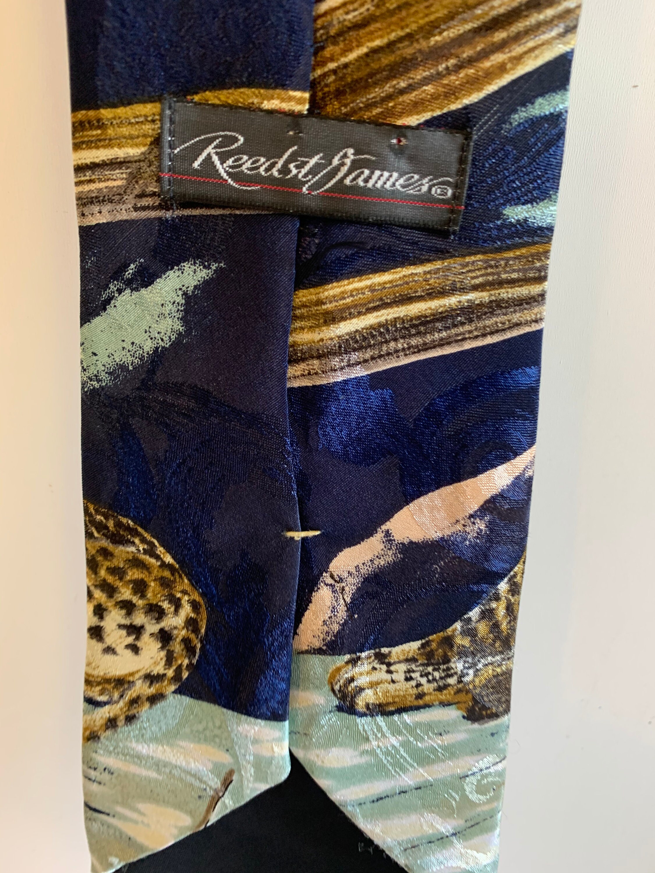 Vintage Reed St James Leopard Necktie - Men's Cheetah Print Tie - Etsy