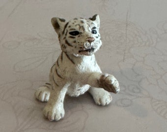 Retired Schleich Animal, Schleich Tiger,cub, Baby Tiger Figure