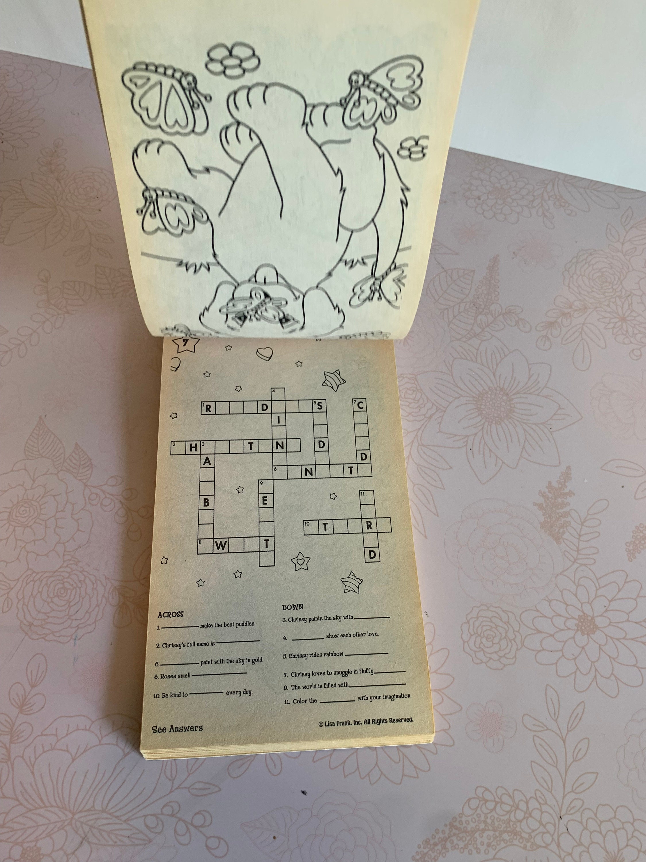 Lisa Frank Coloring Book Lisa Frank Coloring and Activity - Etsy