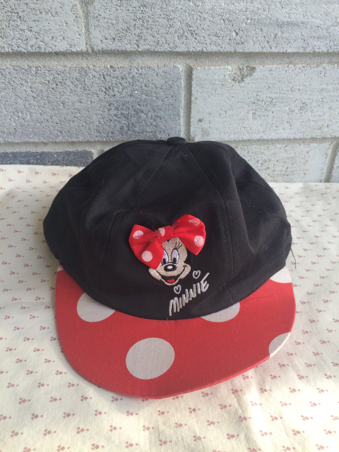minnie mouse ears baseball cap