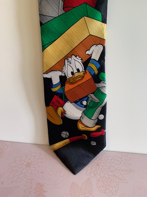 Vintage Donald Duck Neck tie, vintage Disney Neck tie… - Gem