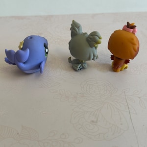 LOT Littlest Petshop N°7 – 6 Figurines Animaux Dont Chiens – Hasbro, Série Sauvage