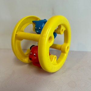 1990 Playskool Activity Toy, Vintage Baby toy, Playskool chase and crawl ferris wheel, 1990 activity toy, playskool toy