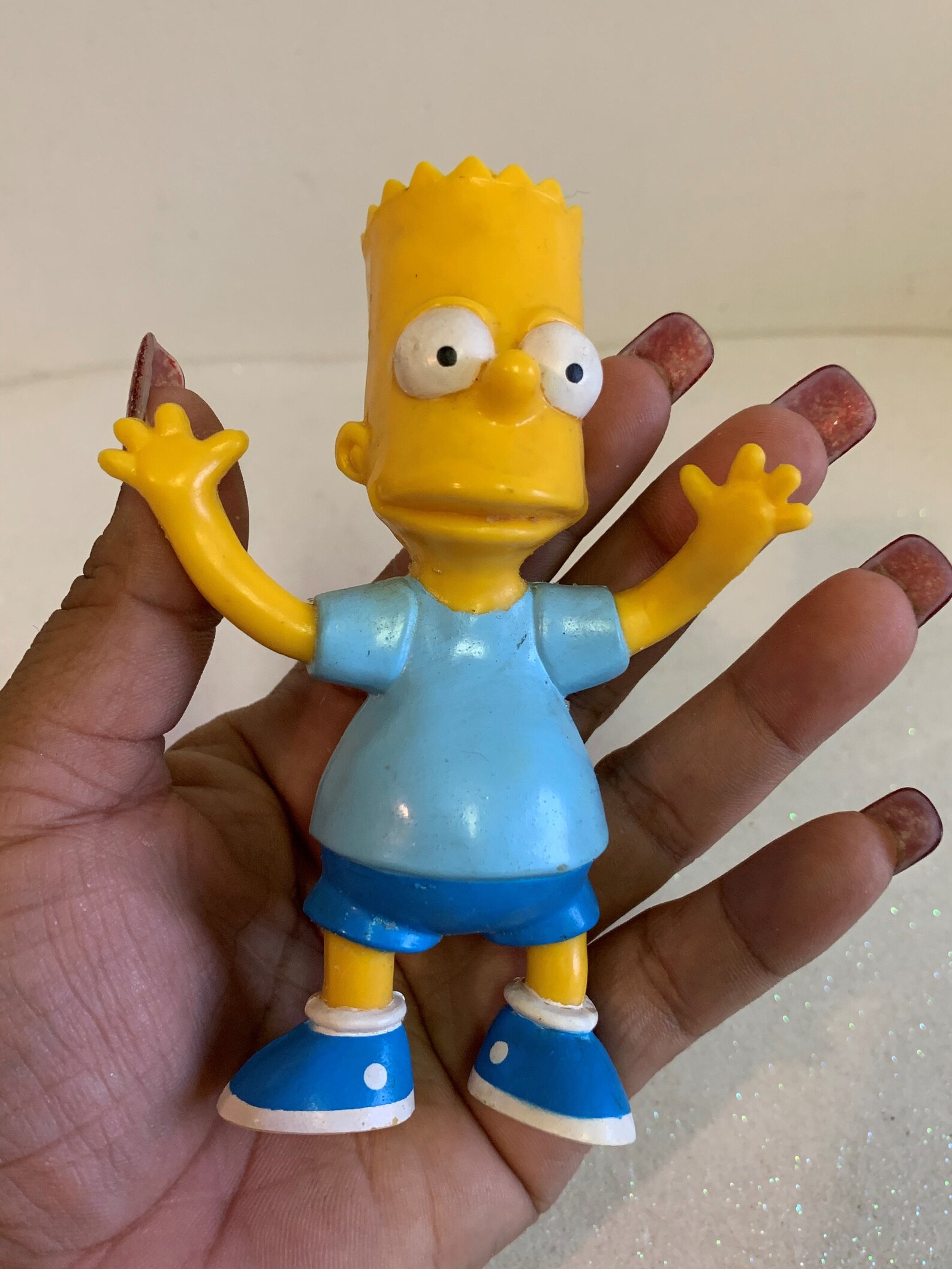 The Simpsons 1990 Bart Simpson Bendable toy figure The | Etsy