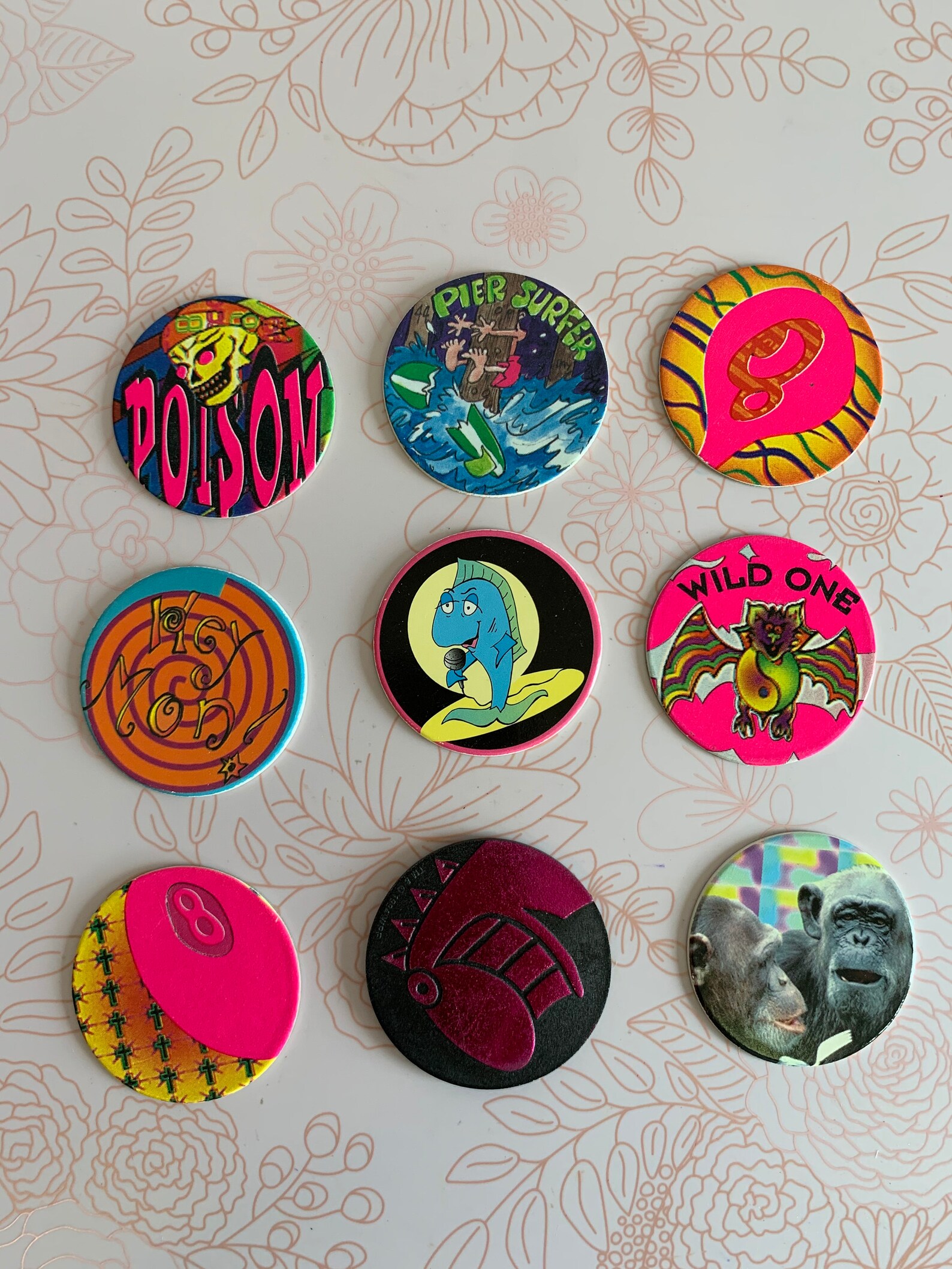 Vintage Pogs Lot Pogs Vintage Pogs 90s Pogs Pogs game Etsy