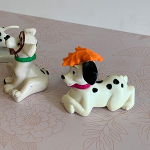 Vintage Disney Dalmation puppies Toy Figures, 101 Dalmation toys, Dalmation dog toy Figures image 3