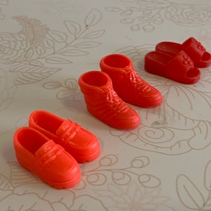Vintage Barbie Shoes, Vintage Barbie Fashion shoes, 12&quot; doll shoes, Barbie doll shoes, Barbie Shoes, Doll Shoes