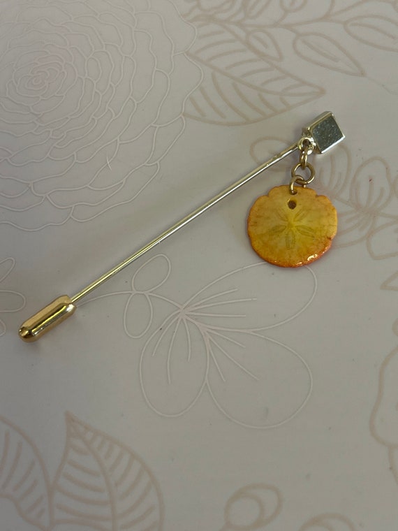 Vintage Stick Pin, Gold tone Stick Pin,  stick Pi… - image 1