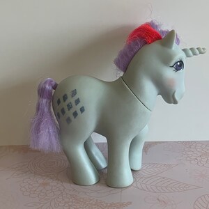 Sparkler MLP, G1 My little Pony, My Little Pony Vintage G1 Sparkler, Unicorn Pony Sparkler, G1 Hasbro My Little Pony Sparkler Unicorn