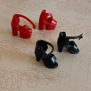 Vintage Barbie Shoes, Vintage Barbie Fashion shoes, 12&quot; doll shoes, Barbie doll shoes, Barbie Shoes, Doll Shoes