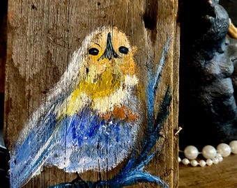 Pájaro pintado de Barnwood Artista pintado