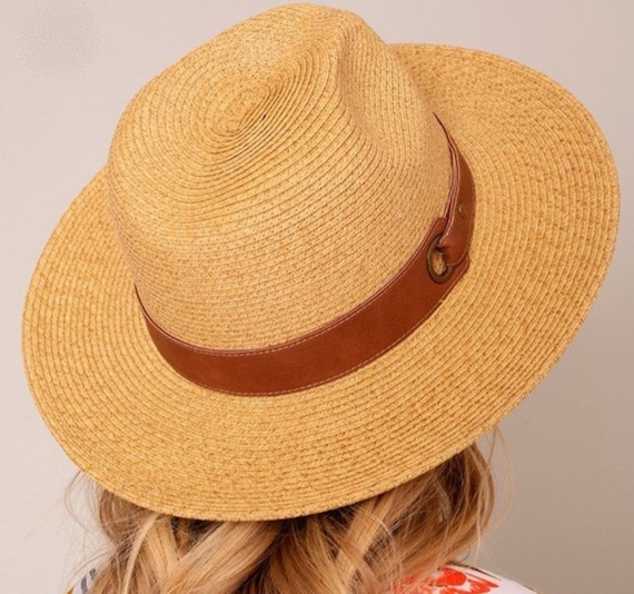 Beautiful Panama Straw Hat - Etsy display picture 2